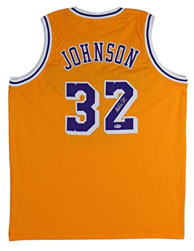 Algopix Similar Product 19 - Lakers Magic Johnson Authentic Signed