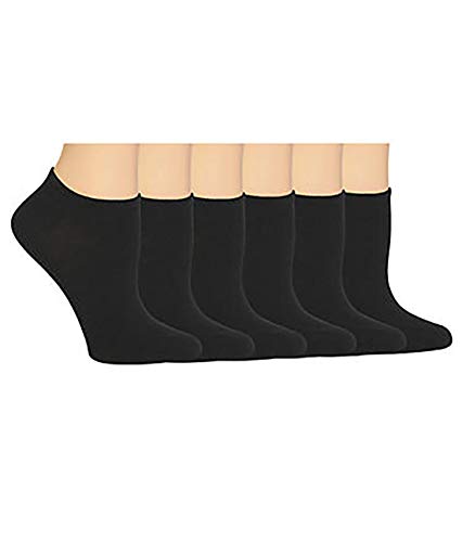 Algopix Similar Product 15 - Hot Sox Womens Low Cut Solid PED 6