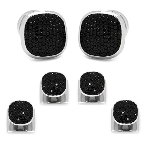 Algopix Similar Product 15 - Ox and Bull Black Pave Crystal Stud Set