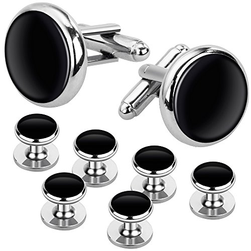 Algopix Similar Product 3 - Best Gift for Men Rovtop Mens Cufflinks