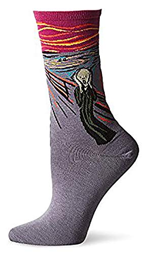 Algopix Similar Product 9 - Hot Sox Womens Dress Crew The Scream