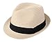 Algopix Similar Product 20 - Men Womens Summer Straw Fedora Hat