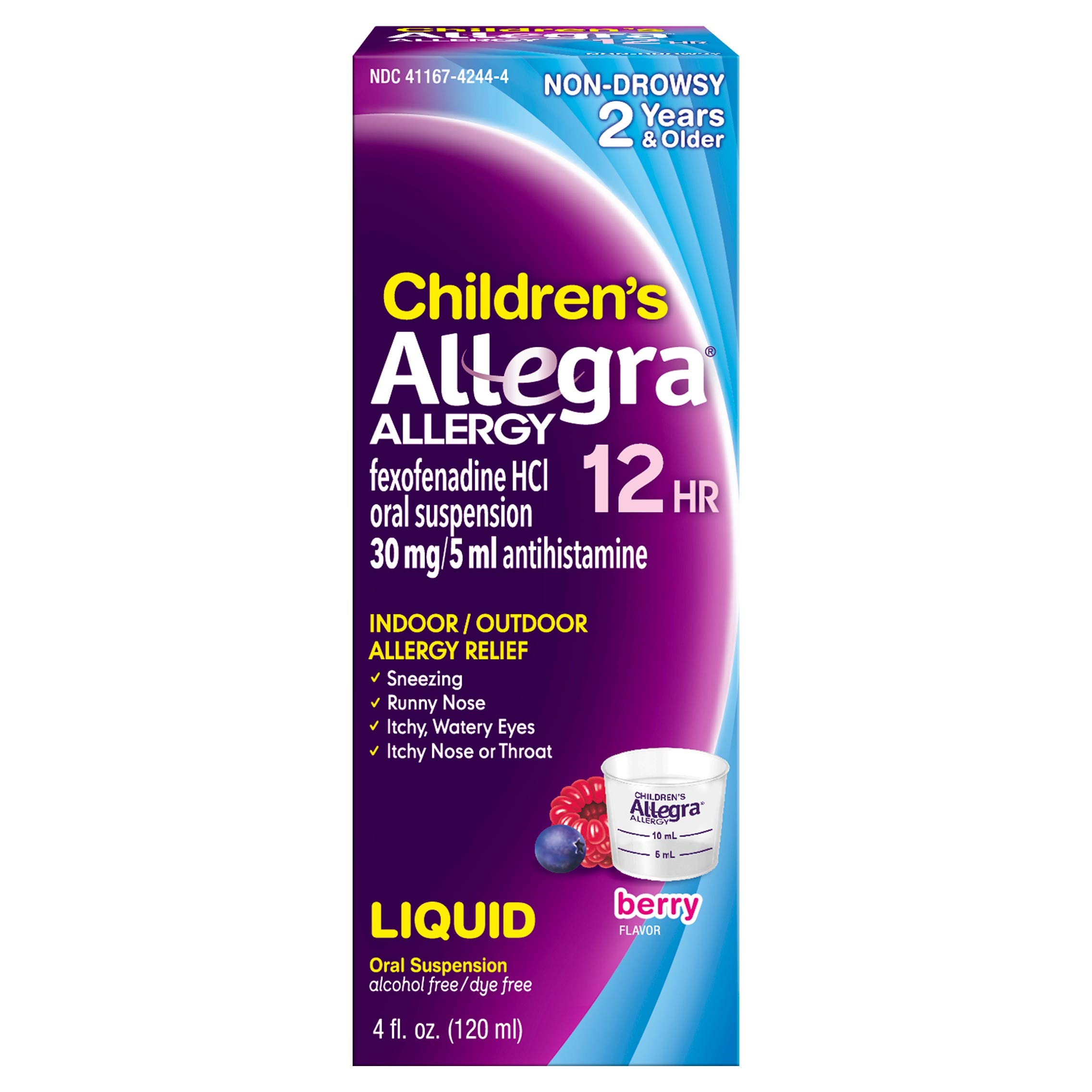 Algopix Similar Product 8 - Allegra Childrens Allergy Relief Berry