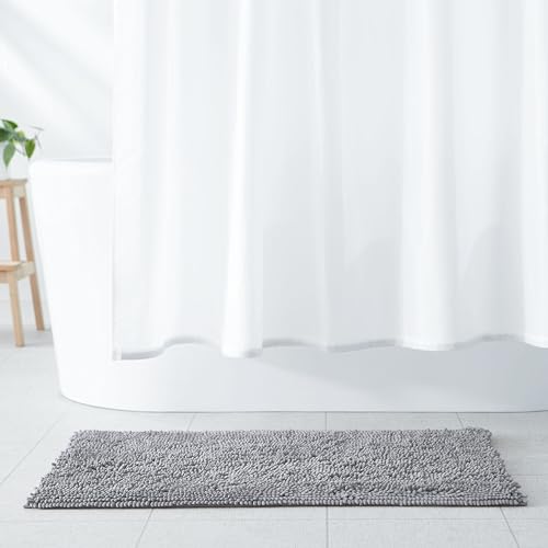 Algopix Similar Product 12 - Amazon Basics Platinum Bathroom Rugs