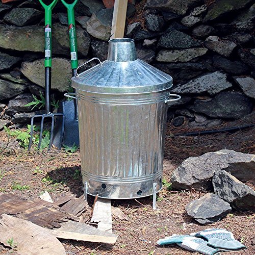 Algopix Similar Product 1 - Kingfisher INSINB Garden Incinerator