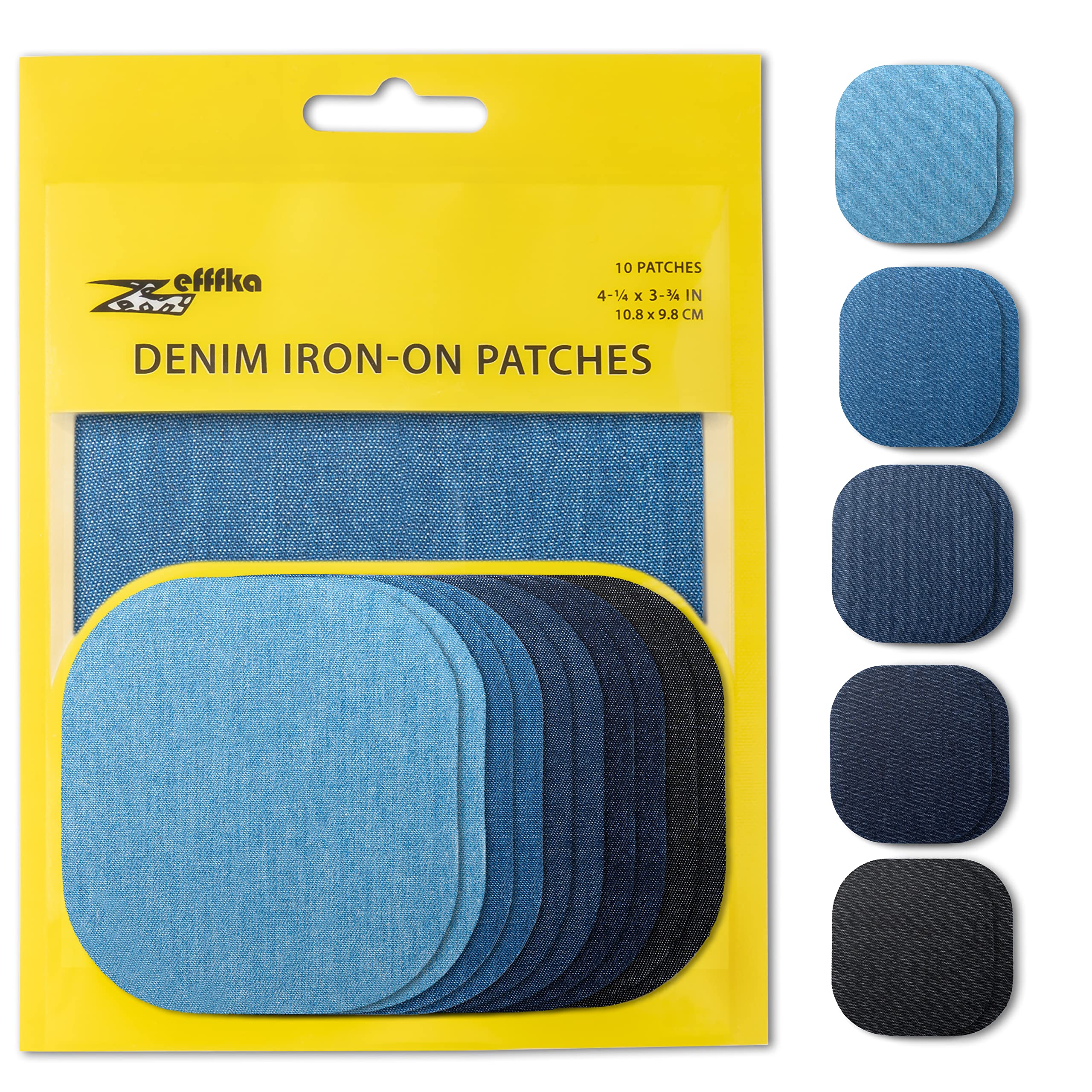 Algopix Similar Product 15 - ZEFFFKA Denim Ironon Jean Patches