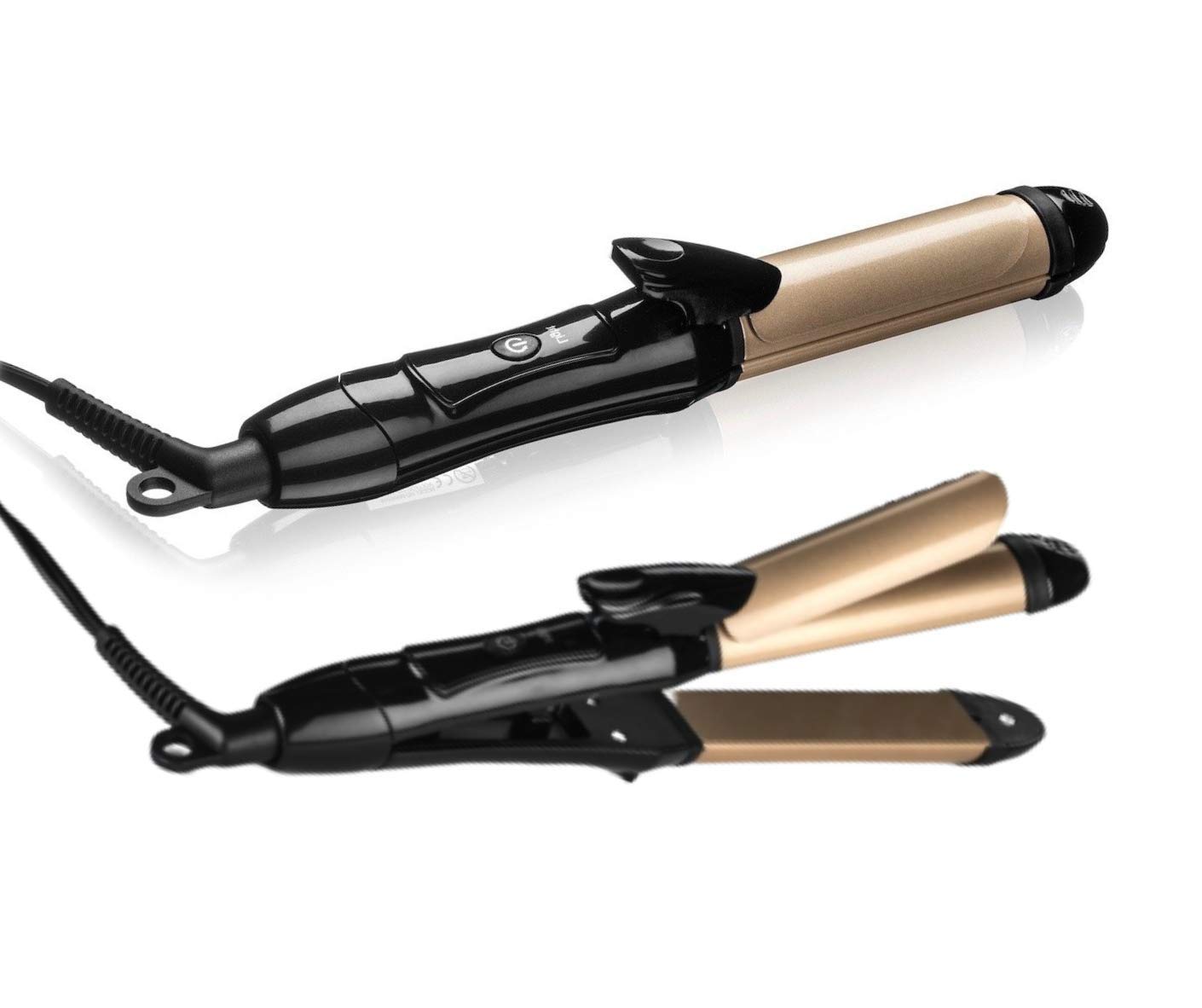 Algopix Similar Product 10 - 6th Sense 2 in 1 Mini Flat Iron Curling