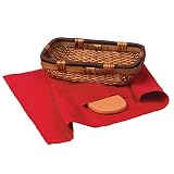 Algopix Similar Product 6 - Origins Bread Basket with Warming Stone