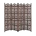 Algopix Similar Product 17 - Benzara Wood Panel Screen Distressed