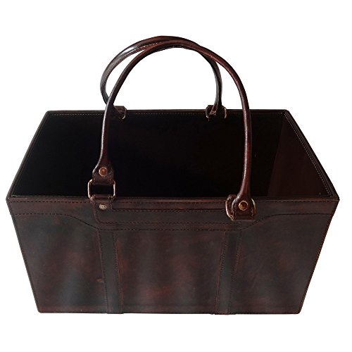 Algopix Similar Product 5 - Benzara Dark Brown Finish Basket