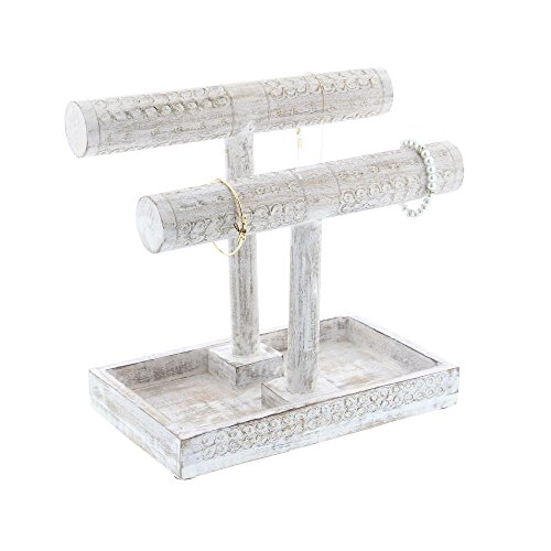 Algopix Similar Product 4 - Benzara White Finish Jewelry Holder Box