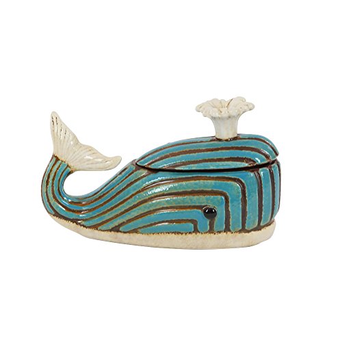Algopix Similar Product 20 - Benzara Blue Finish Rustic Ceramic