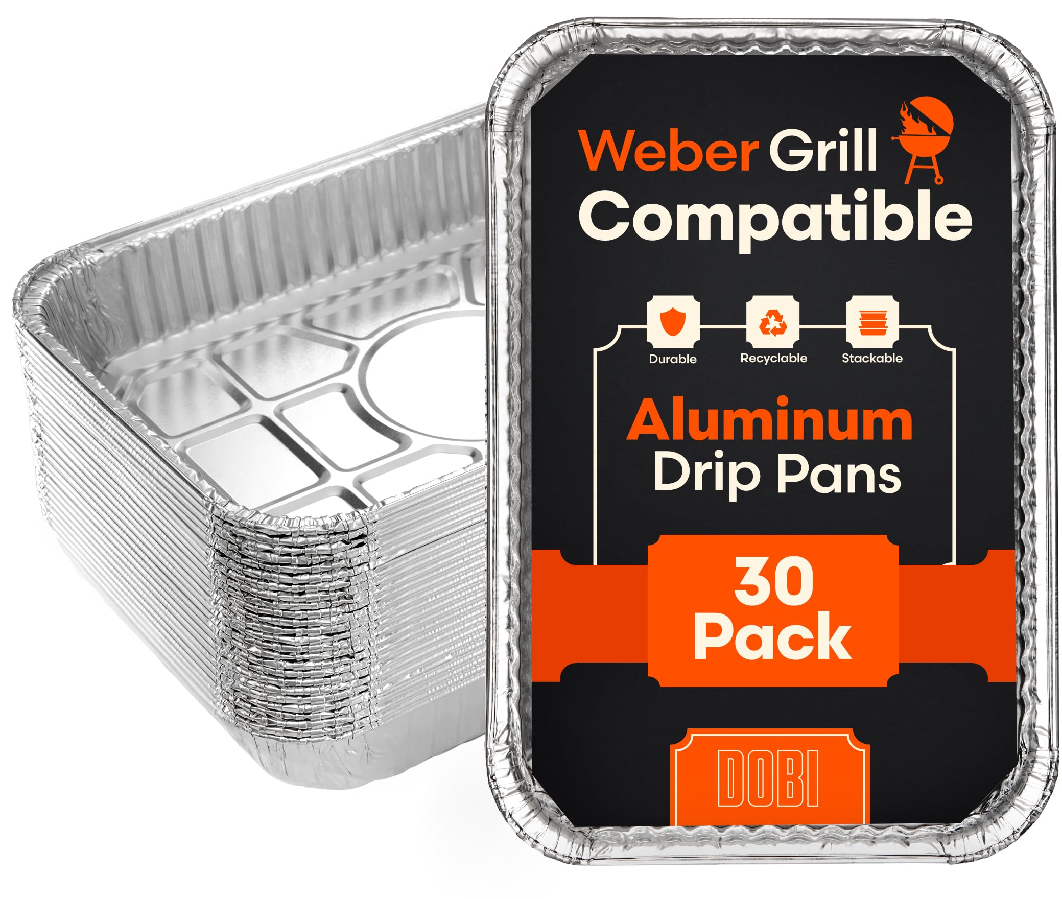 Algopix Similar Product 1 - 30Pack Weber Grills Compatible Drip