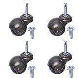 Algopix Similar Product 11 - Podoy Antique Casters Set of 4 Rolling