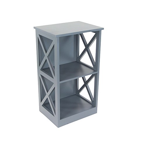 Algopix Similar Product 2 - Benzara Burly Gray Wood Shelf