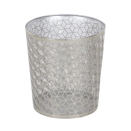 Algopix Similar Product 15 - Benzara Well Made Waste Can in Silver