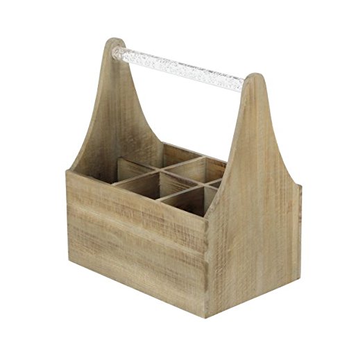 Algopix Similar Product 20 - Benzara Wood Wine Holder Vintage