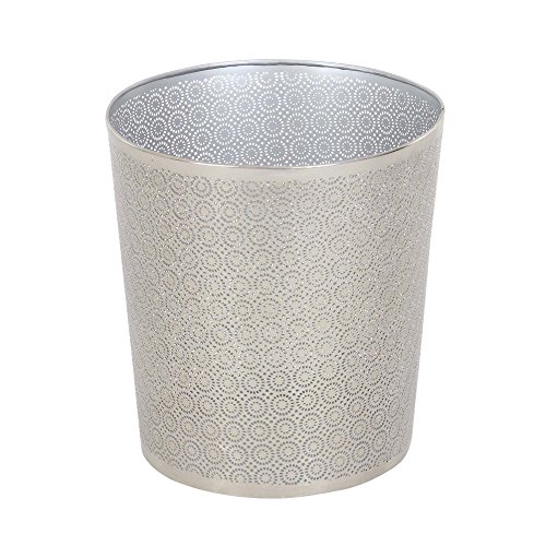 Algopix Similar Product 9 - Benzara Durable Metal Waste Can in