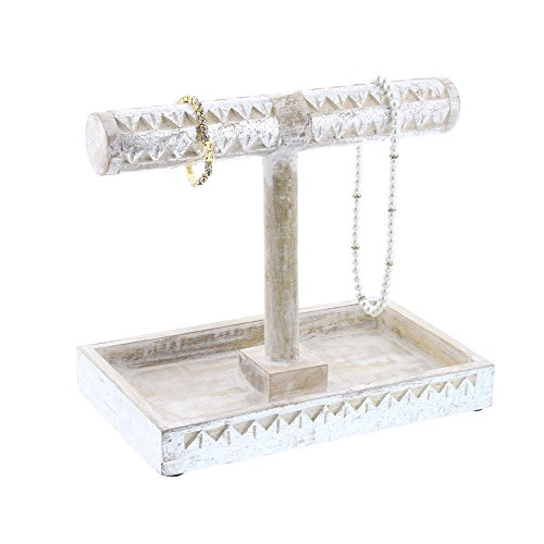 Algopix Similar Product 1 - Benzara Antiqued Durable Jewelry Holder