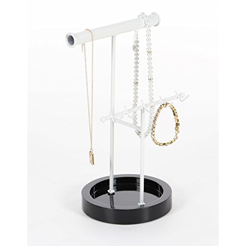 Algopix Similar Product 15 - Benzara Pallid Wood Jewelry Stand