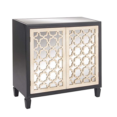 Algopix Similar Product 3 - Benzara Fashionable Wood Cabinet Mirror