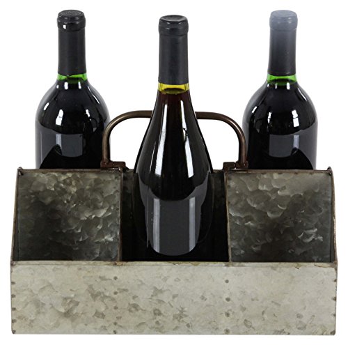 Algopix Similar Product 1 - Benzara Abe Metal Wine Holder
