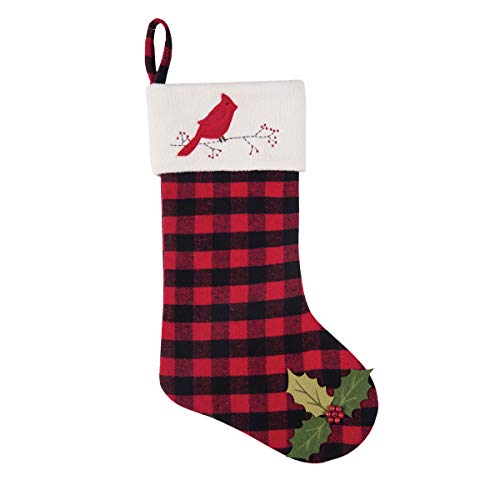 Algopix Similar Product 16 - GALLERIE II Cardinal Plaid Stocking