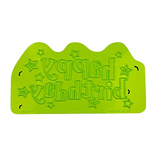 Algopix Similar Product 12 - Happy Birthday Stars Onlay Mold by