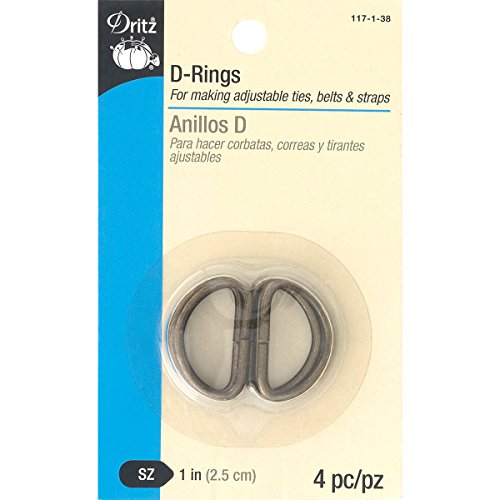 Algopix Similar Product 8 - Dritz 117138 DRings Antique Brass