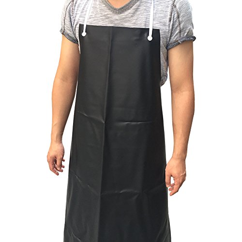 Algopix Similar Product 12 - ZhuoLang Vinyl Waterproof Work Apron