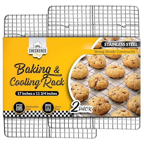 Algopix Similar Product 8 - Checkered Chef Cooling Rack for Cooking