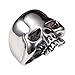 Algopix Similar Product 17 - Stainless Steel Mens Cool Skull Head
