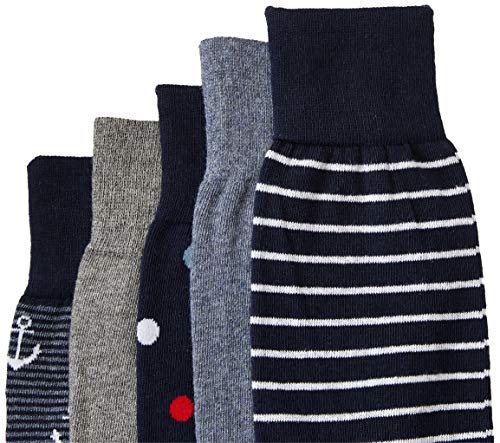 Algopix Similar Product 9 - Goodthreads Mens Patterned Socks Pack
