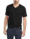 Algopix Similar Product 14 - HANRO Mens Living Short Sleeve VNeck