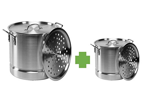 Algopix Similar Product 9 - Aluminum Tamale  Steamer Set  40