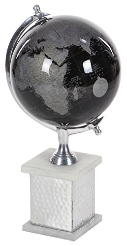 Algopix Similar Product 19 - Benzara Opulent Polyuthrane Marble Globe