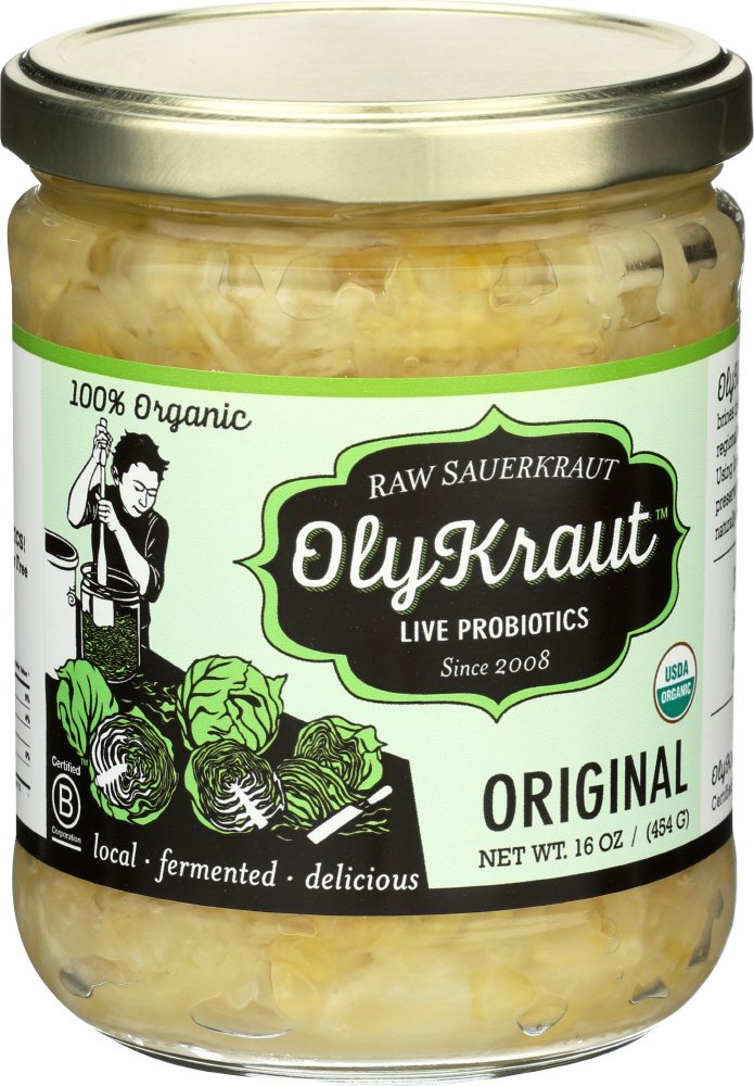 Algopix Similar Product 15 - Olykraut Sauerkraut Original Pint, 16 oz