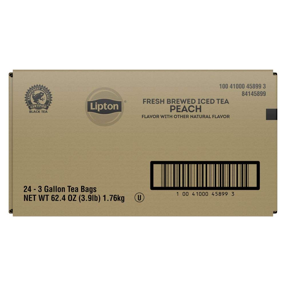 Algopix Similar Product 11 - Lipton Iced Tea Bags Peach Black Tea