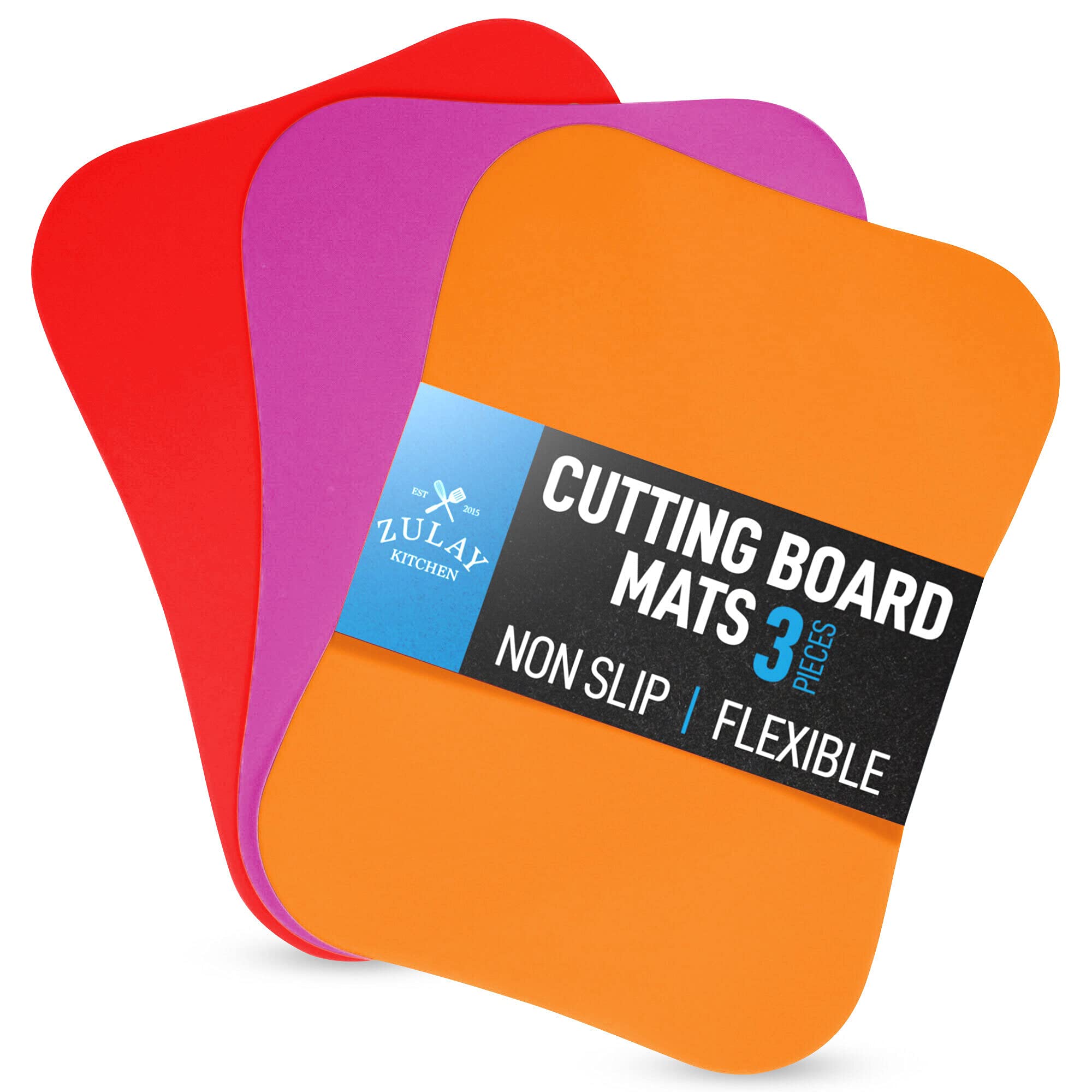 Algopix Similar Product 3 - Zulay Kitchen Plastic Cutting Boards
