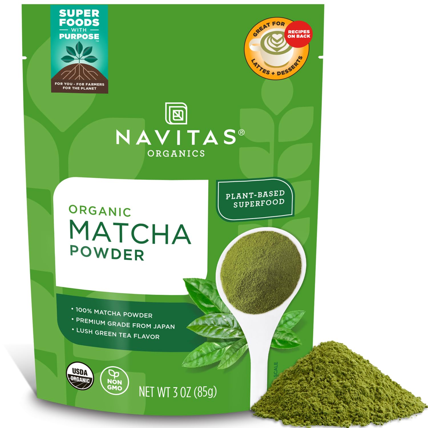 Algopix Similar Product 1 - Navitas Organics Matcha Powder  For