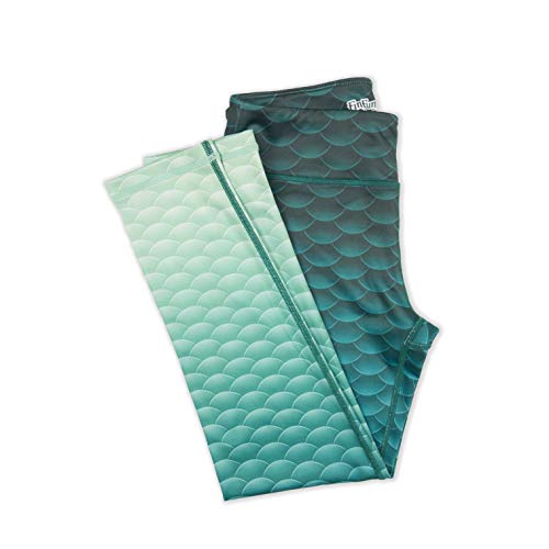 Algopix Similar Product 9 - Fin Fun Womens Mermaid Sport Leggings