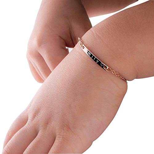 Algopix Similar Product 13 - Personalized gift Baby Name Bracelet