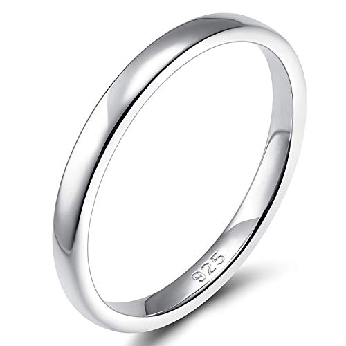 Algopix Similar Product 14 - EAMTI 2mm 4mm 6mm 925 Sterling Silver