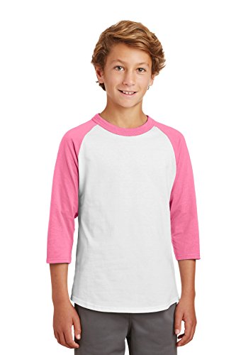 Algopix Similar Product 15 - SportTek Youth Colorblock Raglan