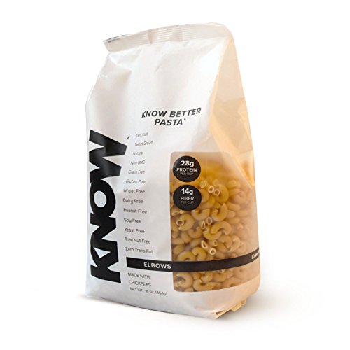Algopix Similar Product 9 - KNOW Foods Chickpea Pasta Elbows