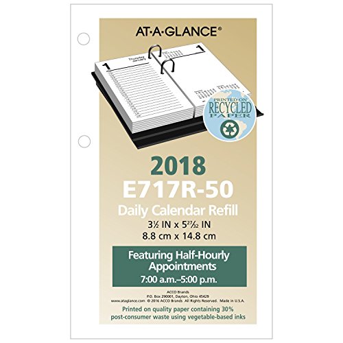 Algopix Similar Product 16 - ATAGLANCE Daily Desk Calendar Refill