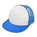 Algopix Similar Product 2 - Mens Flat Billed Trucker Hat Mesh Back