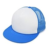 Algopix Similar Product 10 - Mens Flat Billed Trucker Hat Mesh Back