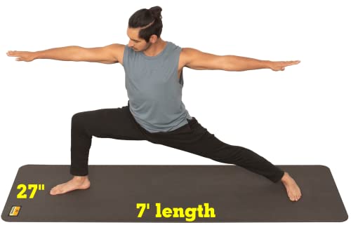 Algopix Similar Product 17 - Thick NonSlip Yoga Mat with Shoulder