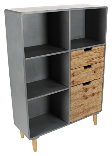 Algopix Similar Product 9 - Benzara Extravagant Wood Storage Shelf